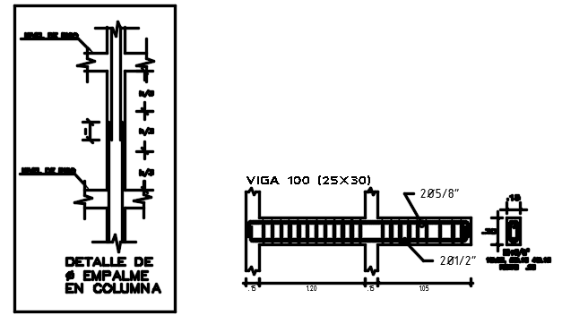 12x19m house building beam cum column joint drawing