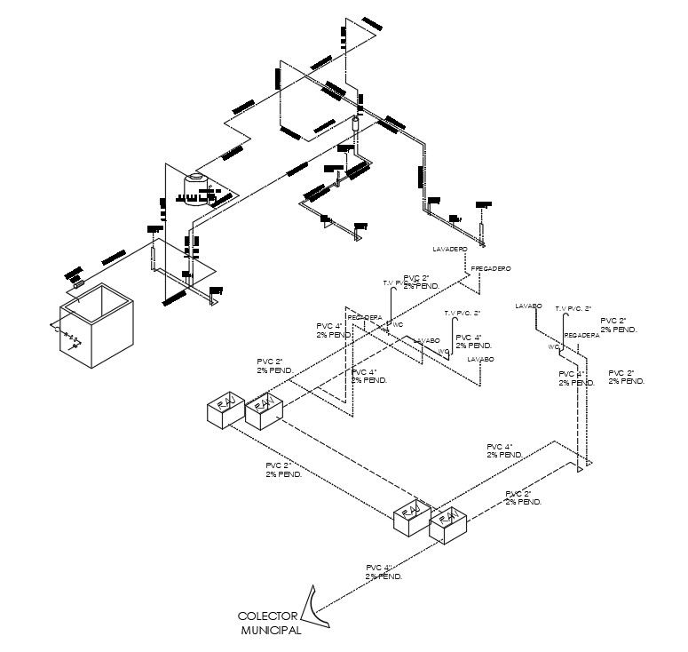 12x20m house plan of municipal collector is given in this Autocad drawing file.Download now.
