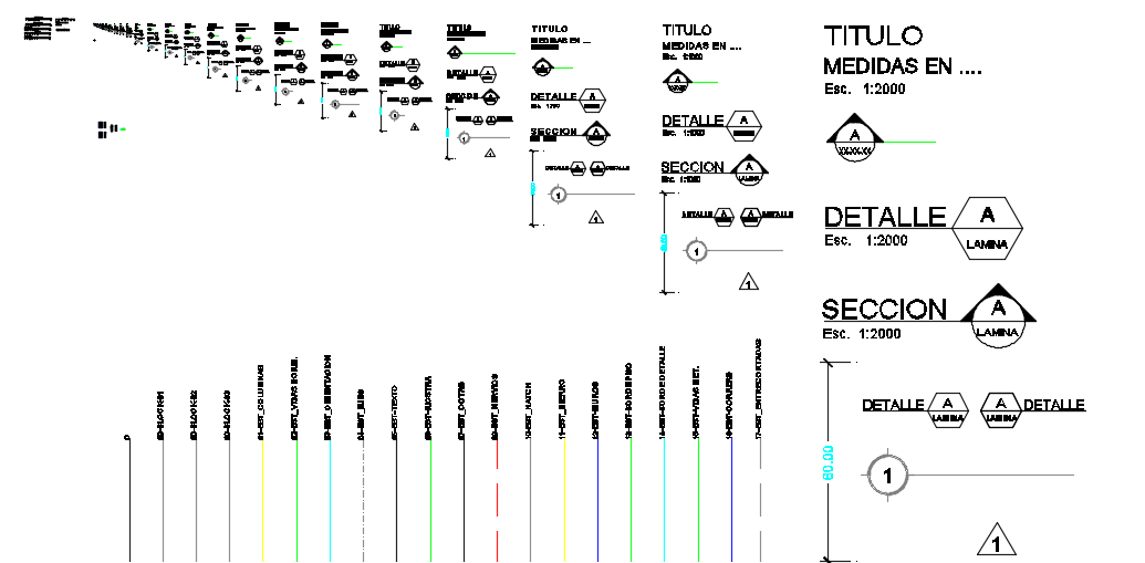 12x34m house building block CAD drawing