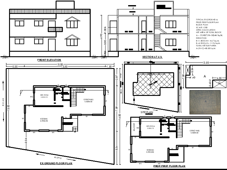 Dell S2340T 23-Inch Monitor AutoCAD DWG Block File with Full Details