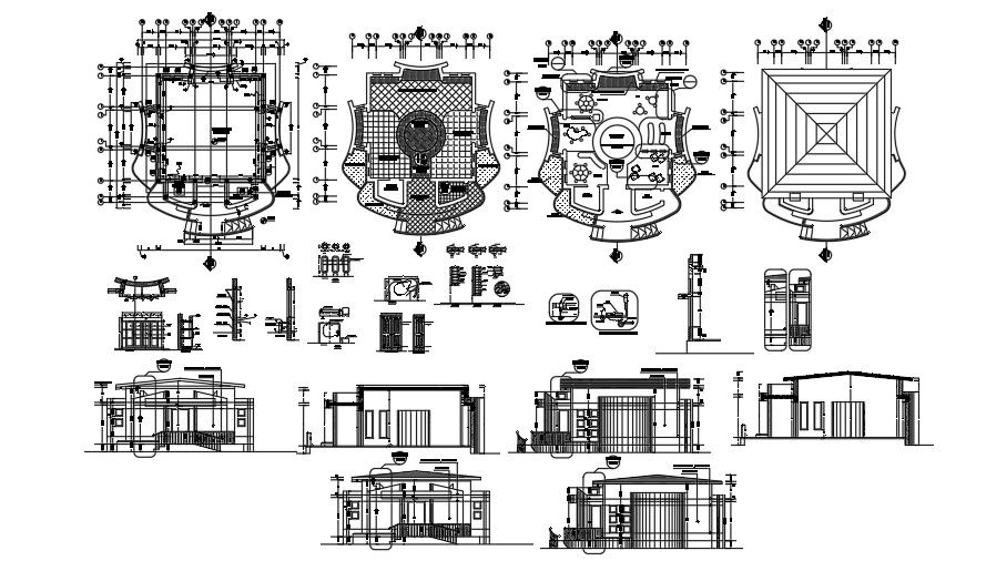 138’x105’ girls primary to middle school room detail drawings