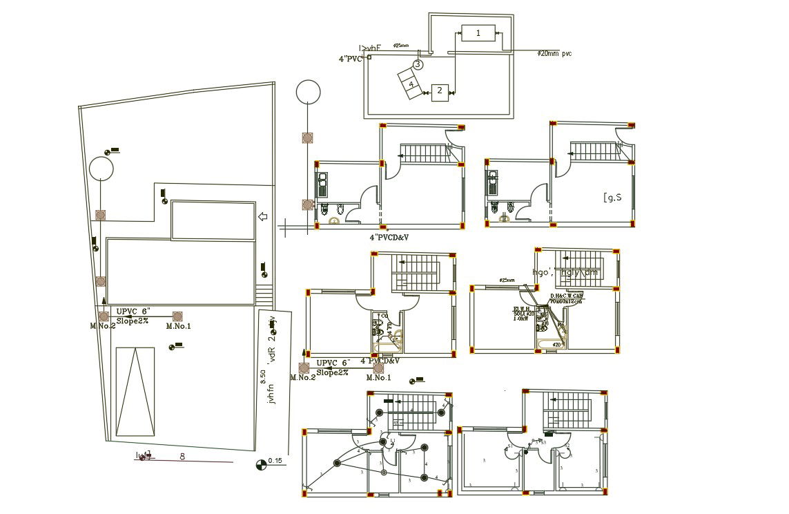 13 By 30 Feet Small House Plan CAD Drawing