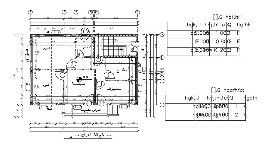 13x10 Meter Ground Floor Plan AutoCAD File