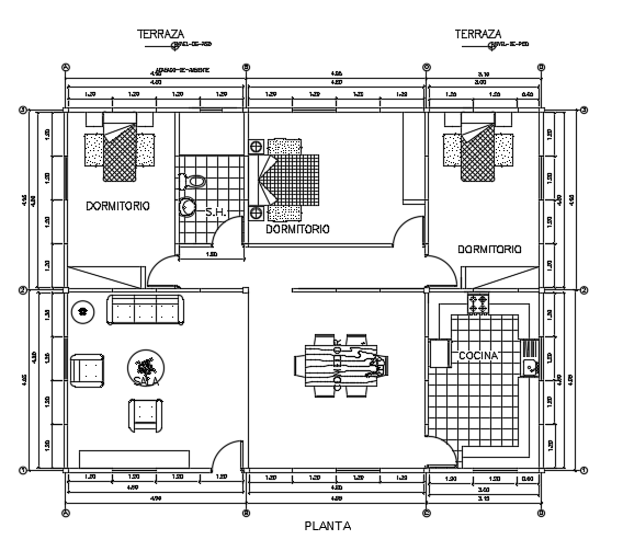 13x10m 3bhk wonderful house plan cad drawing is given in this file