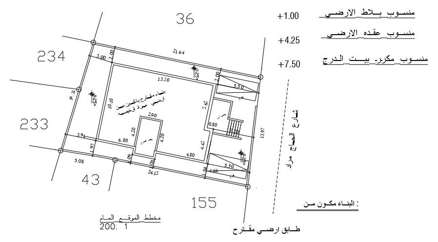 13x10m architecture house plan drawing download now
