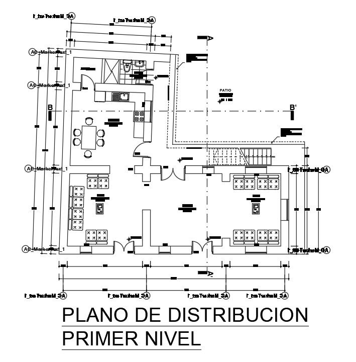 13x12m ground floor villa plan is given in this AutoCAD model.Download now.