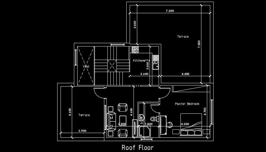 13x12m roof floor house plan Download now
