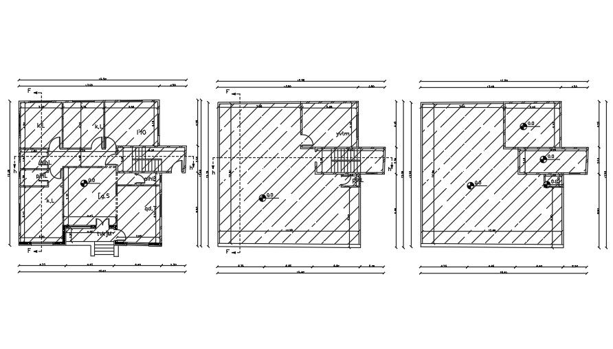 13x13m residential house plan Download now