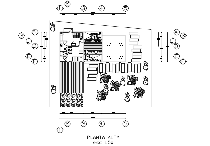 13x6m first floor house plan 2d AutoCAD drawing is given