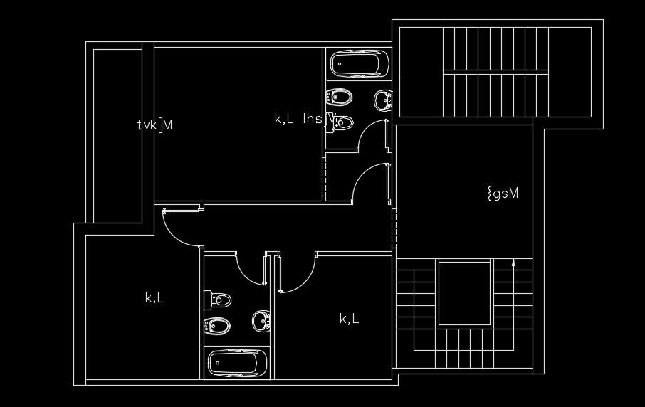 13x9m house plan model 1 is given in this AutoCAD file download now