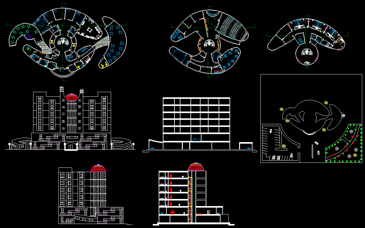Hotel Design CAD DWG Provided in DWG File for Architectural Projects