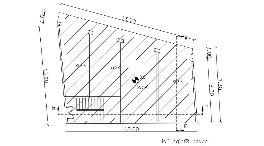 14x10 Meter Shop Layout AutoCAD File