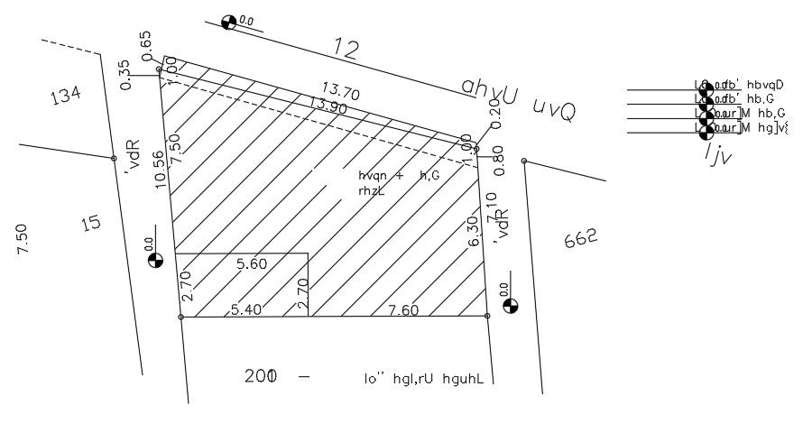 14x10 Meter Site Plan CAD File Download
