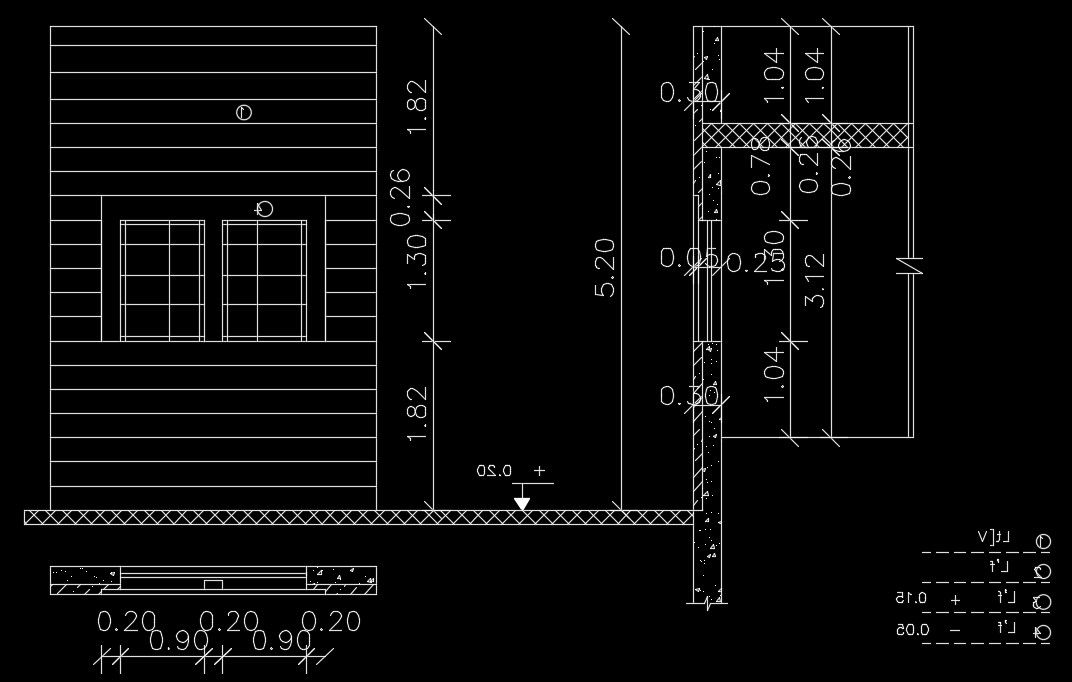 14x12m house plan door cum window elevation drawing