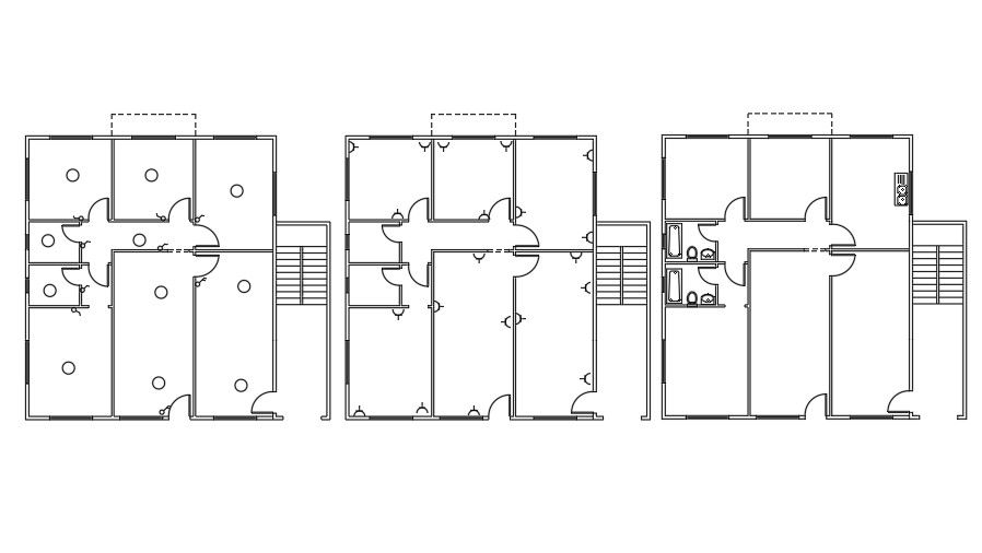 14x14 Meter Electric Plan Of House AutoCAD File