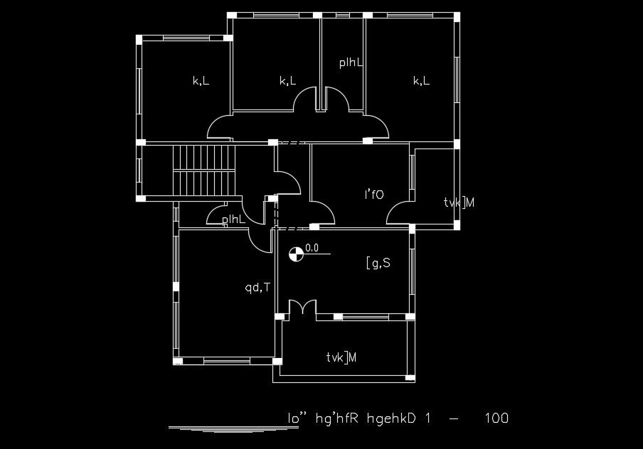 14x16m first floor house plan is given in this drawing Download now