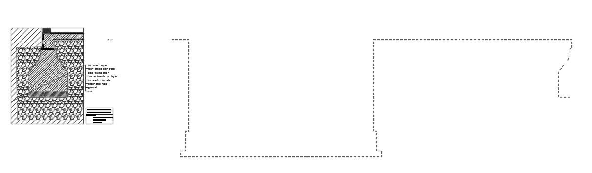 14x8m house building pad foundation detail drawing