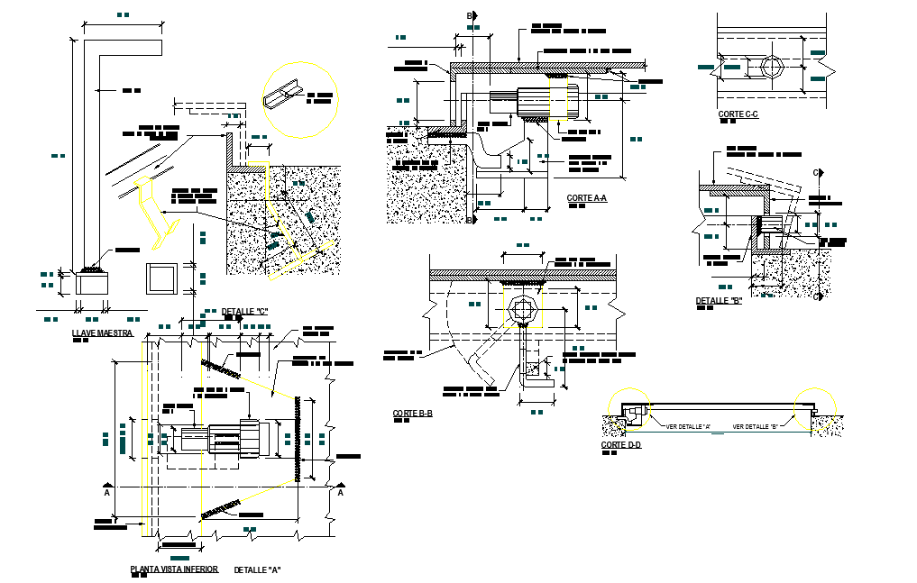 15 m3 reservoir detail plan autocad file