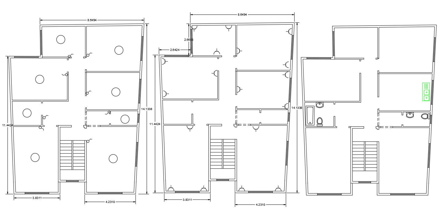 1500 Sq Ft Apartment House Electrical Layout Plan
