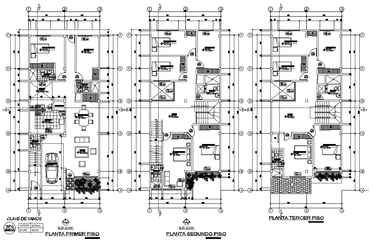 150 Meter House Furniture Layout AutoCAD Drawing DWG File