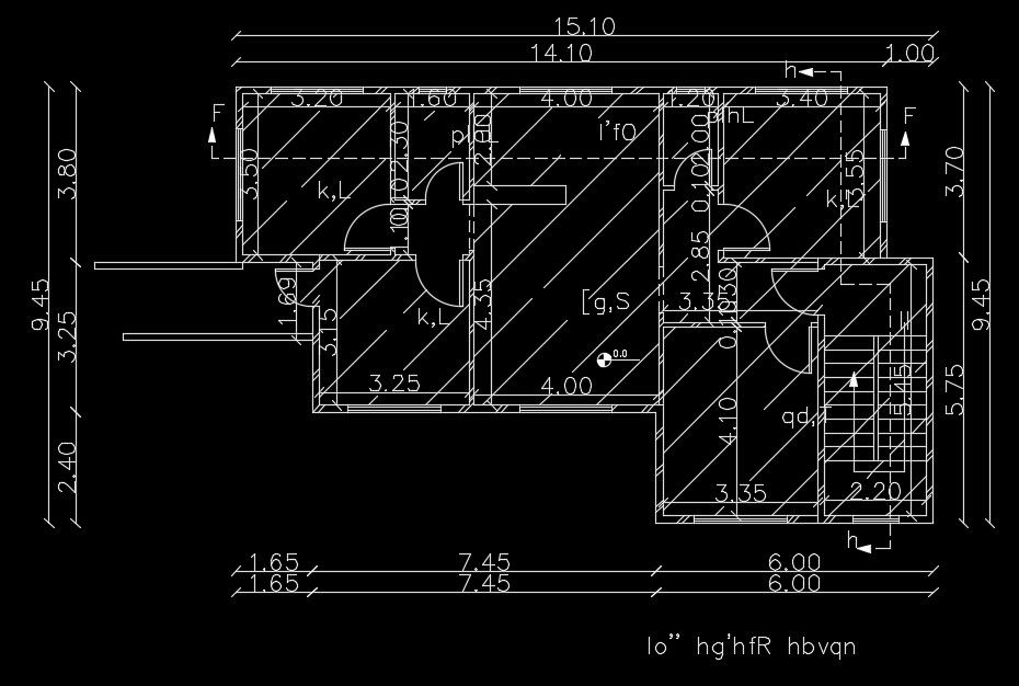 15x10m 3bhk first floor home design