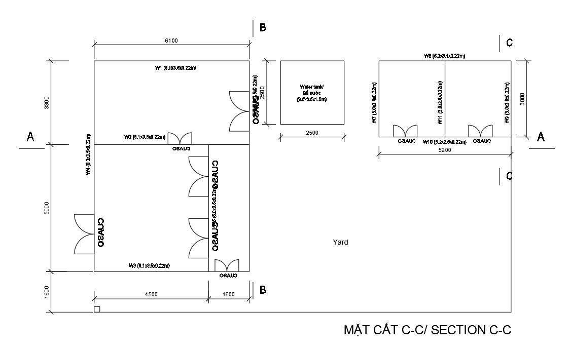 15x10m control room plan is given in this Autocad drawing file.Download now.