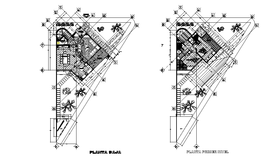 15x10m luxury villa plan is given in this Autocad drawing file.Download now.