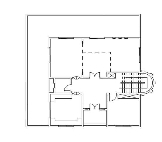 15x15m ground floor small house plan AutoCAD drawing