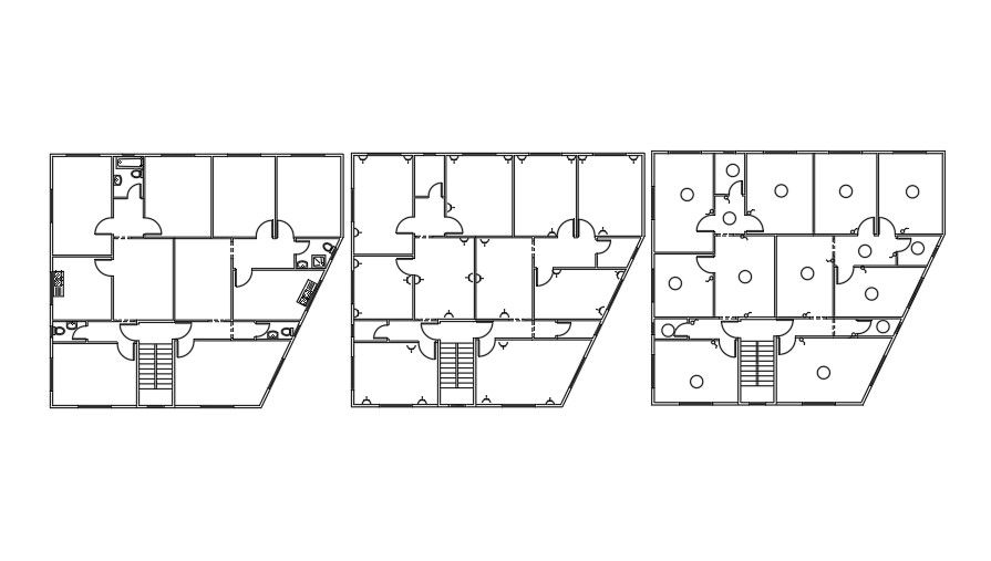 15x18 Meter Electric Plan Of Apartment AutoCAD File