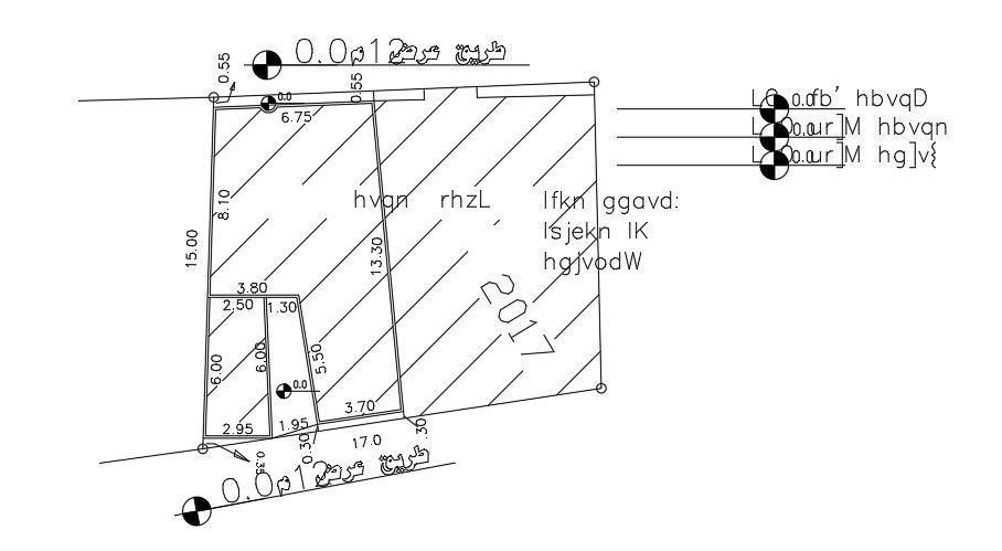 15x9 meter Site Plan Layout AutoCAD File