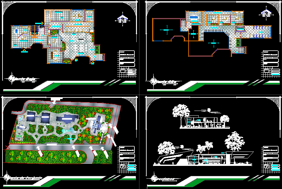 Bank DWG Design with 2D Floor Layout and Interior Plan for Architects