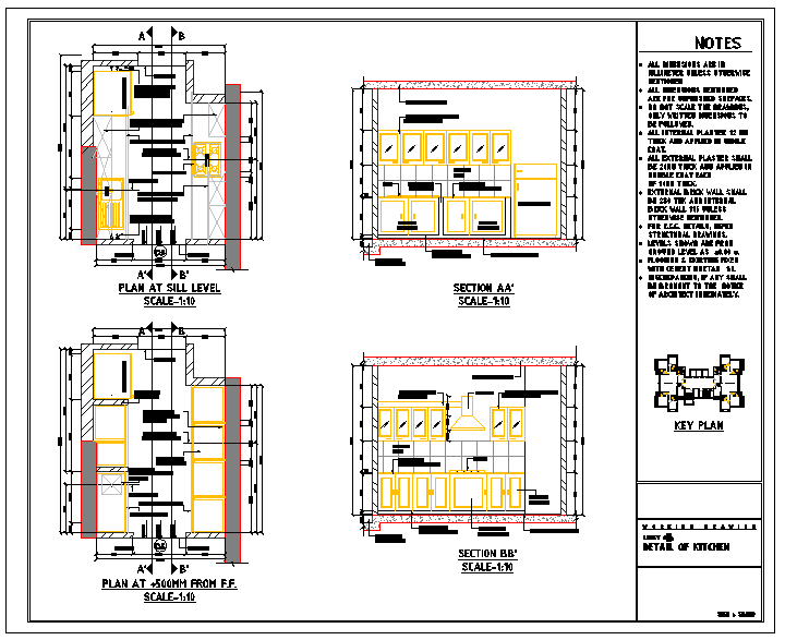 Interior Kitchen DWG