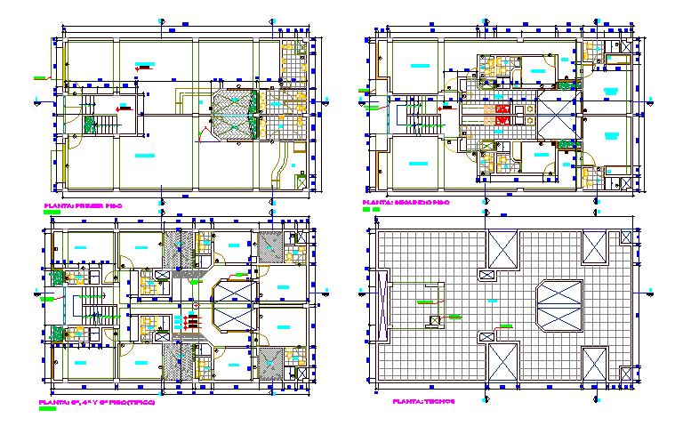 16X10 Meter Twin Bungalow Plan Layout