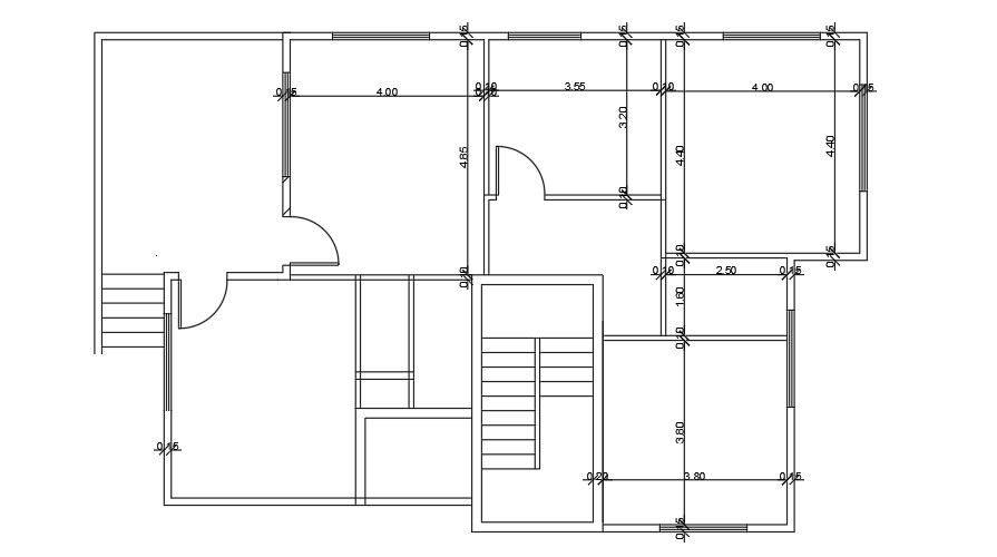 16x10 Meter House Plan AutoCAD Layout Download