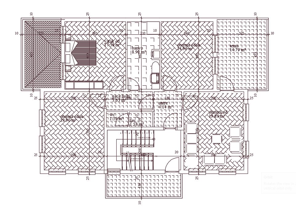 16x10 double floor villa duplex house is given in this file