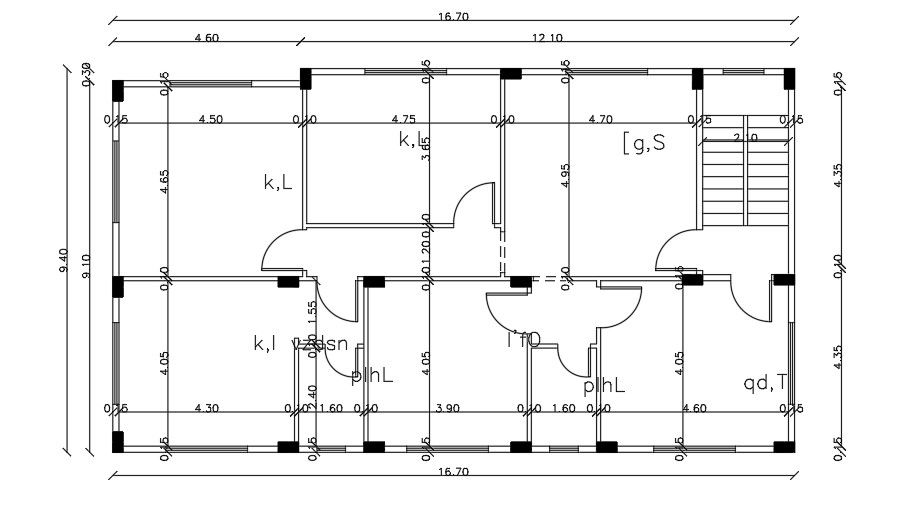 16x10m residential house plan download the file