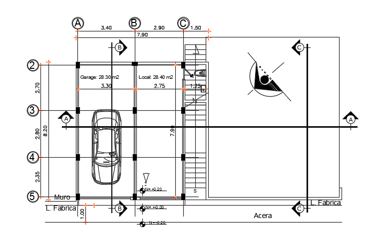 16x11m amazing architecture ground floor house plan 2D drawing