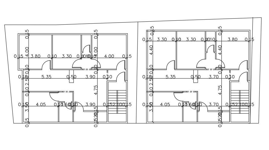 16x11m second floor house plan