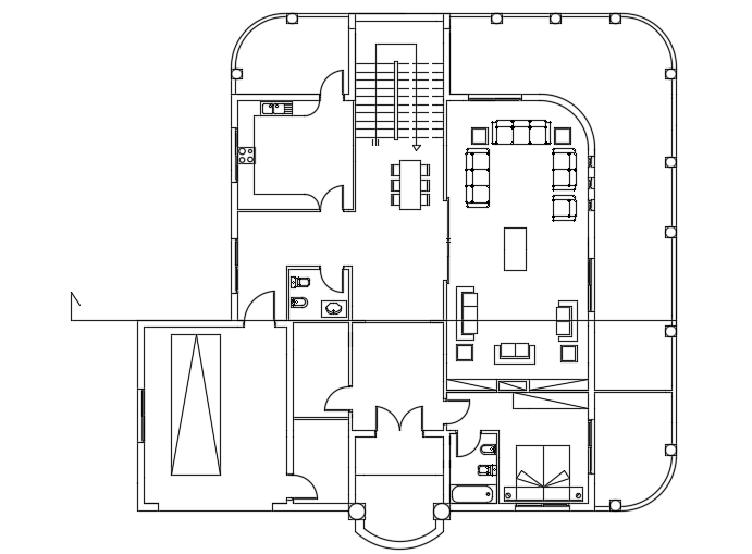16x19m wonderful first floor bungalow house plan diagram