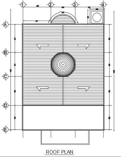 16x25m mosque roof plan Autocad 2d drawing is given in this file