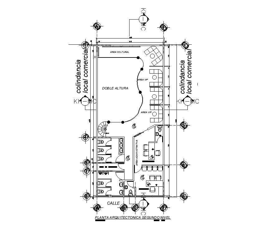 16x36m first floor restaurant plan is given in this AutoCAD drawing model.Download the Autocad model.