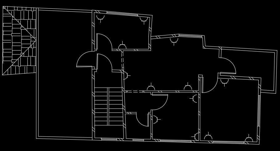 16x9m house plan is given in this AutoCAD drawing model