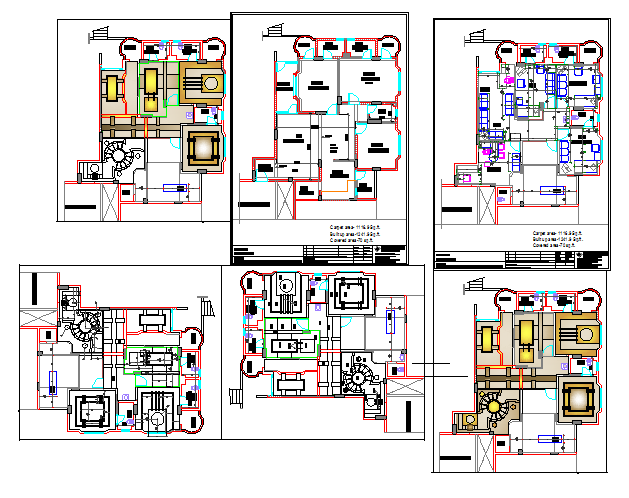 Office Ceiling & Furniture Detail