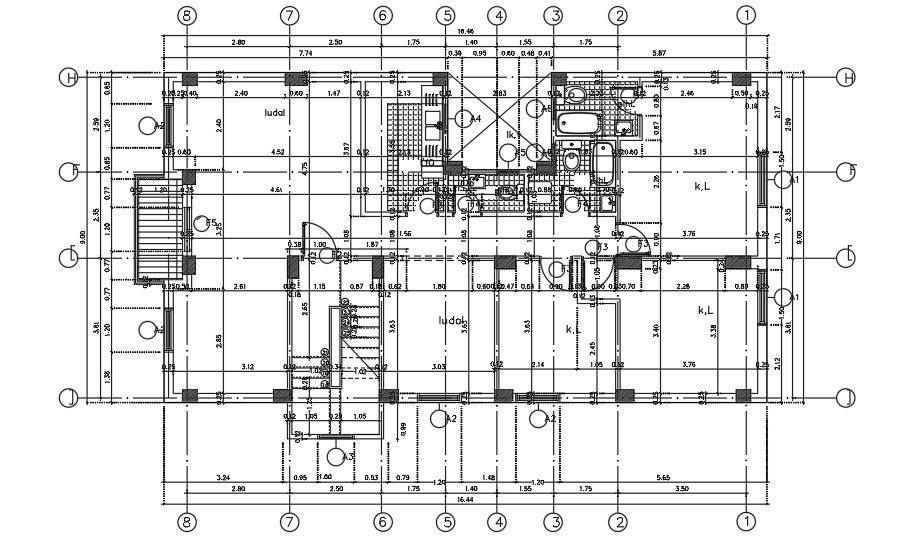 17X9 Meter House Plan Drawing Download DWG File