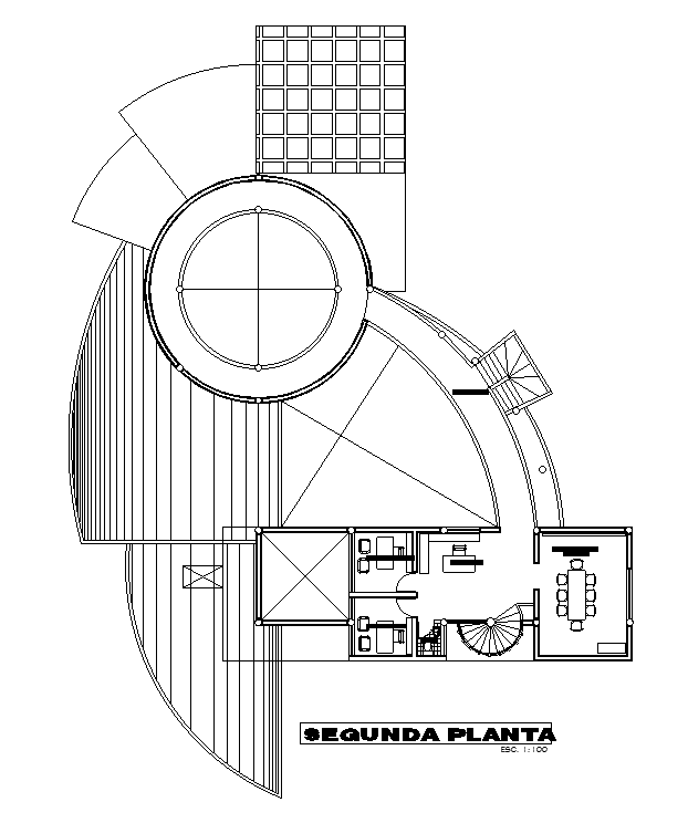 17x10m office cum guest house first floor drawing