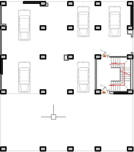 17x14m Block D D1 apartment basement 3 floor plan