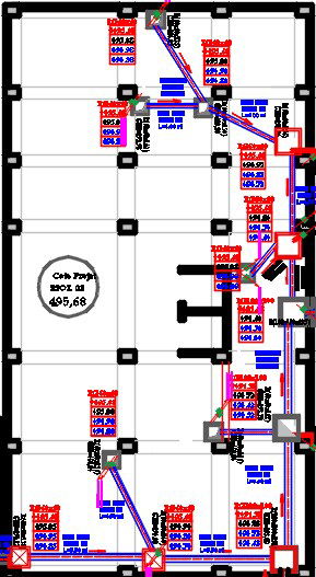 17x14m home plan manhole detail drawing is given in this model