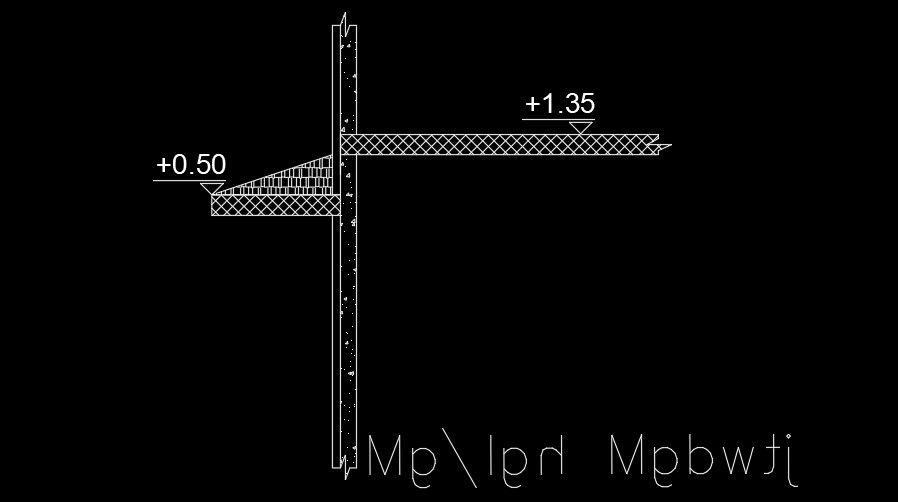 17x17m house plan wall structure is given in this AutoCAD file