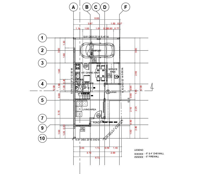 18'X39' Single storey ground floor single bhk Architectural house plan is available in this drawing file.Download Autocad DWG file.