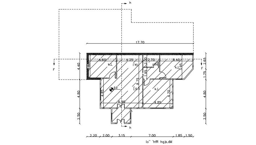 18x12 Meter Plan AutoCAD Layout Download